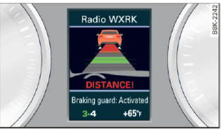 Audi adaptive cruise control and braking guard