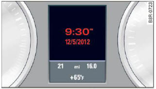 Instrument cluster and controls