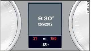 Instrument cluster and controls