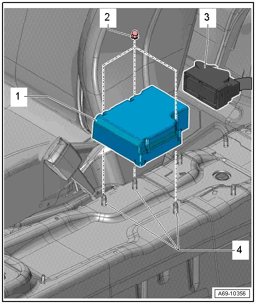 Audi Q5. Overview - Airbag Control Module