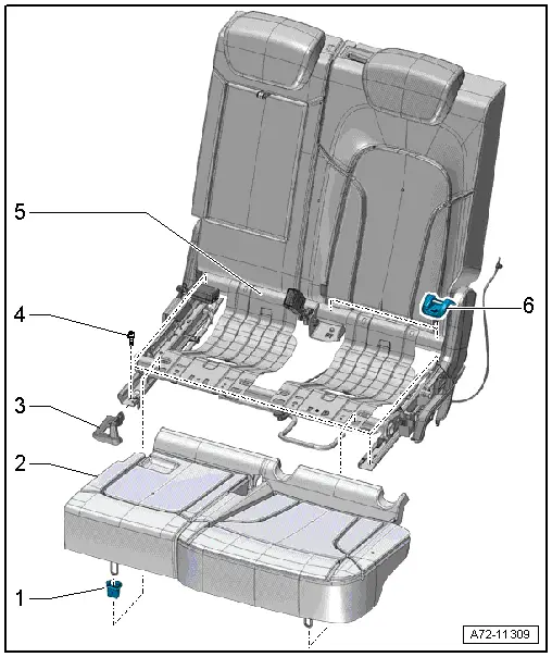 Audi Q5. Overview - Seat Bench/Single Seat