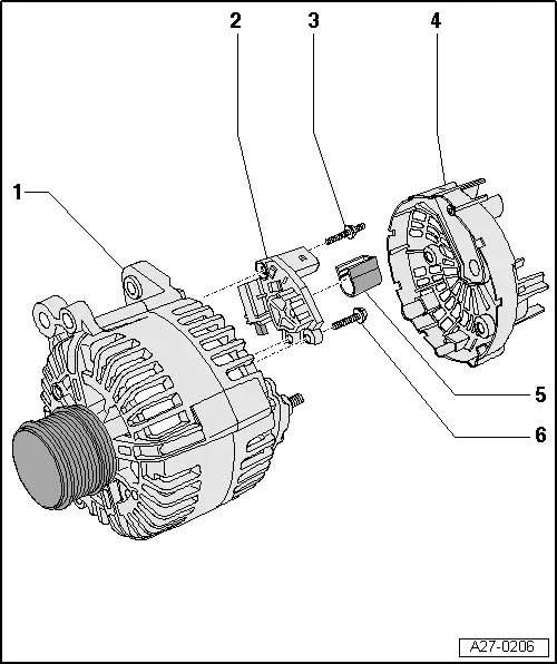 Audi Q5. Overview - Valeo Generator from 2001