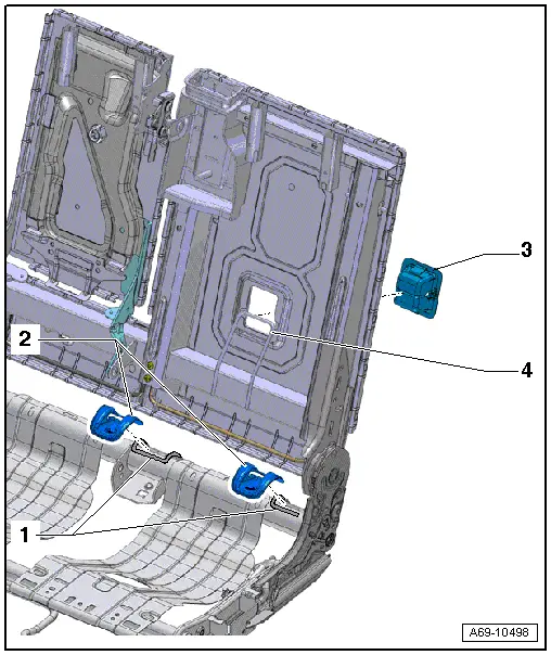 Audi Q5. Overview - Rear Child Seat Anchors