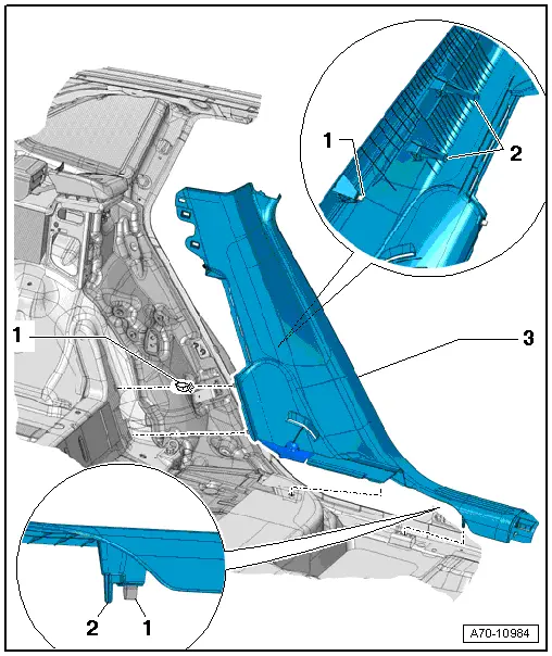 Audi Q5. Overview - Sill Panel Strip, Rear Sill Panel Strip