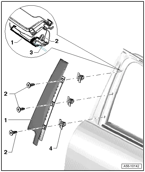 Audi Q5. Rear Door