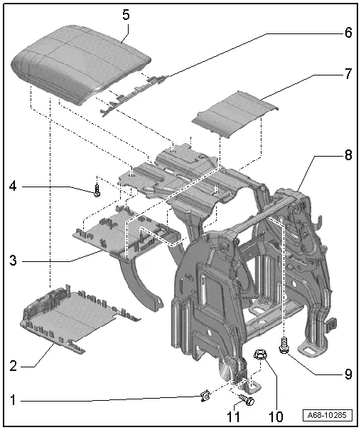 Audi Q5. Overview - Front Center Armrest