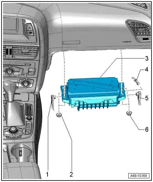 Audi Q5. Overview - Front Passenger Airbag