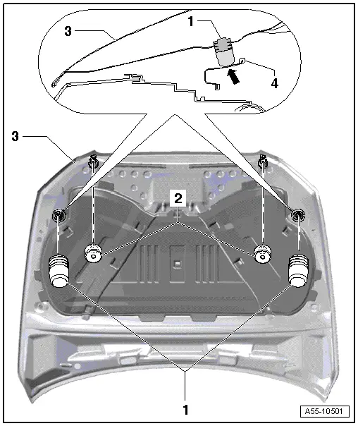 Audi Q5. Height Adjustment Stop Buffer