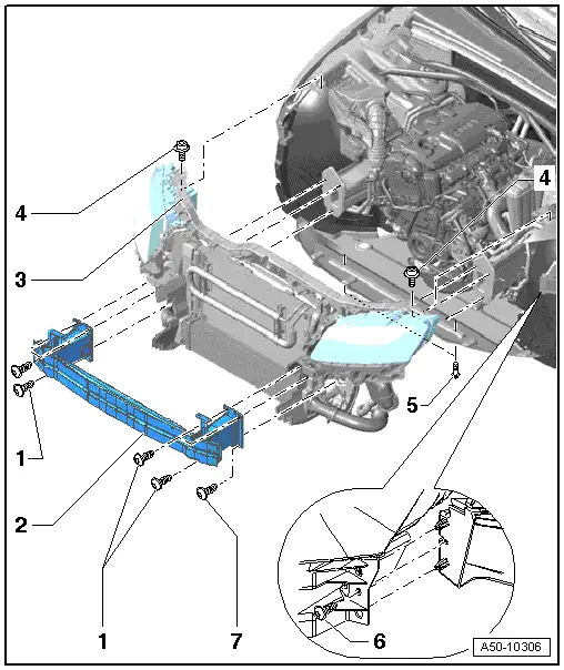 Audi Q5. Overview - Lock Carrier