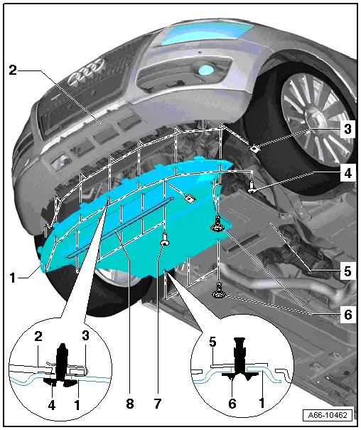 Audi Q5. Front Noise Insulation