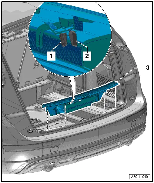 Audi Q5. Overview - Lock Carrier Trim