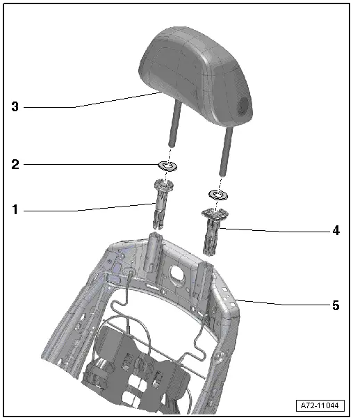 Audi Q5. Overview - Headrest