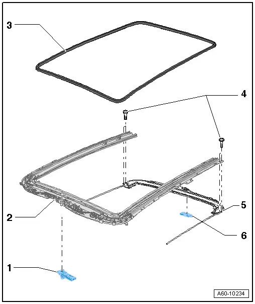 Audi Q5. Overview - Rear Frame Section