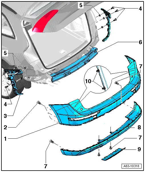 Audi Q5. Overview - Bumper Cover, Audi Q5