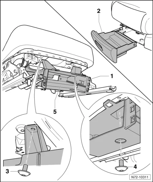 Audi Q5. Overview - Drawer