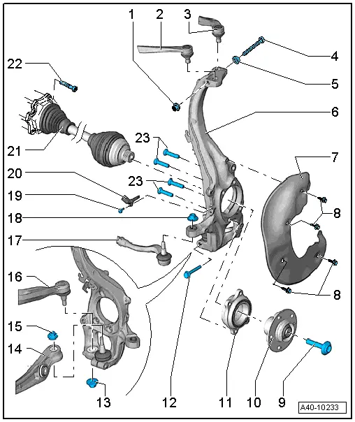 Audi Q5. Overview - Wheel Bearing