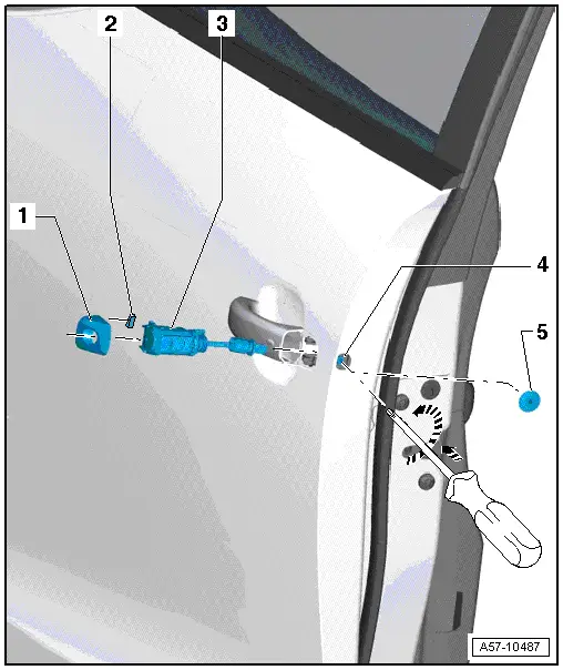 Audi Q5. Overview - Lock Cylinder