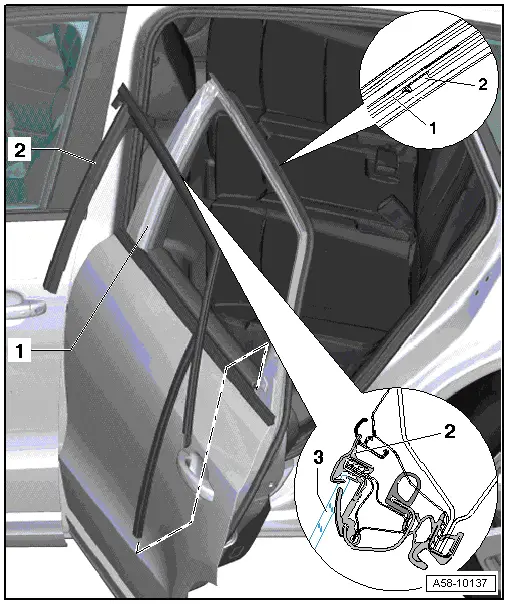 Audi Q5. Window Guide