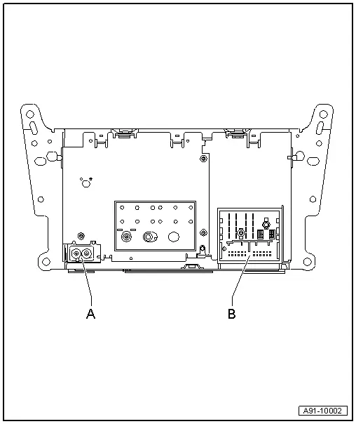 Audi Q5. Radio Connector Assignments, Chorus