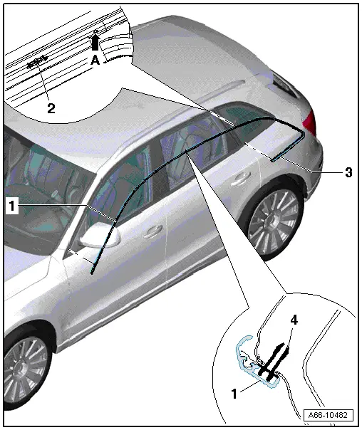 Audi Q5. Overview - Roof Trim Molding