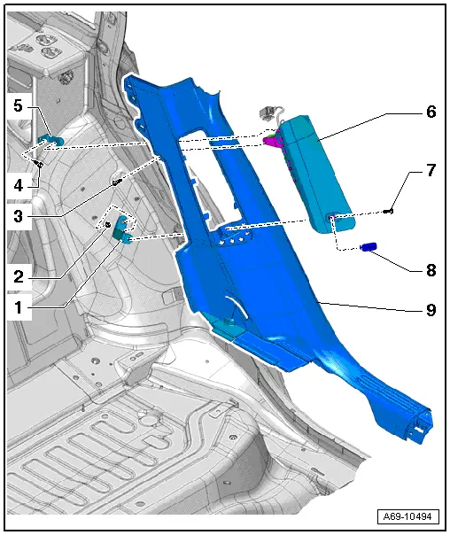 Audi Q5. Overview - Rear Side Airbag