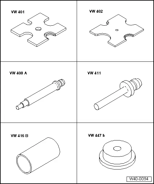 Audi Q5. Special Tools