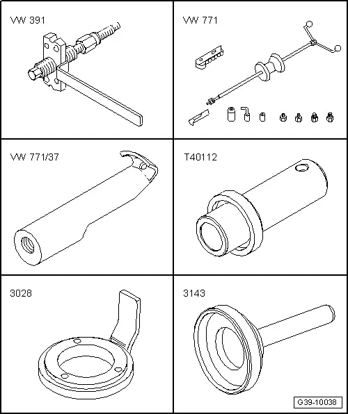 Audi Q5. Special Tools