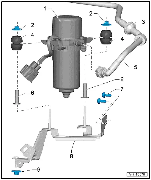 Audi Q5. Overview - Electric Vacuum Pump