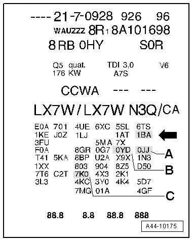 Audi Q5. A44-10175