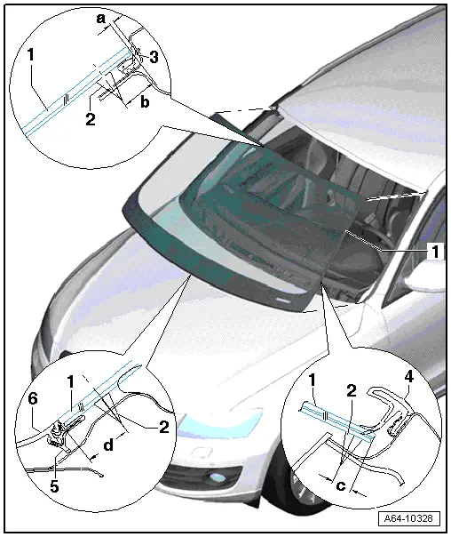 Audi Q5. Overview - Windshield